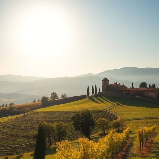 Photography workshop taking place in the Tuscan countryside